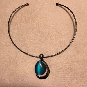 Lia Sophia omega necklace with charm